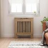vidaXL Capac pentru radiator Stejar Artizanal 78 x 19 x 81,5 cm