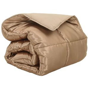 vidaXL Duvet de iarnă 135 x 200 cm 450 gsm Auriu
