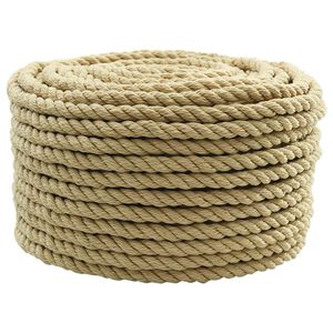 vidaXL Sfoară de Barcă 14 mm 25 m natural