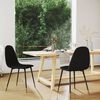 vidaXL Scaune de bucătărie, 2 buc. negru, textil