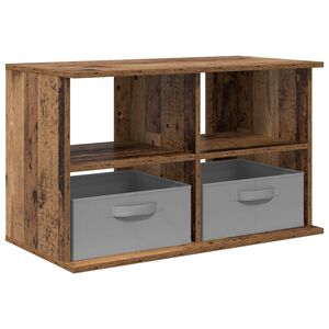 vidaXL Suport pentru TV cu sertar Lemn vechi 79 x 40 x 48 cm