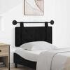 vidaXL Cap de pat suspendat Pe perete Negru 90 x 55 x 5 cm Catifea