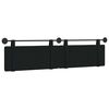 vidaXL Cap de pat suspendat Pe perete Negru 210 x 55 x 5 cm Catifea