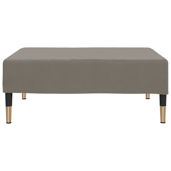 vidaXL Taburet, gri deschis, 78x56x32 cm, catifea