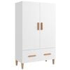 vidaXL Dulap &icirc;nalt, alb, 70x31x115 cm, lemn prelucrat