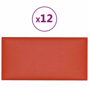 vidaXL Tăblie de Pat pentru Perete 12 buc. 30 x 15 cm Cappuccino