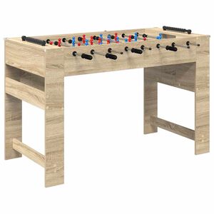 vidaXL Masă de Foosball Stejar Sonoma 125 x 60,5 x 80 cm Lemn compozit