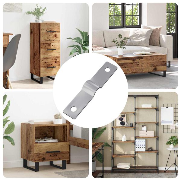 vidaXL Placă de Impact 9000 pcs Argintiu Fier