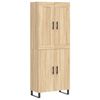 vidaXL Dulap &icirc;nalt, stejar sonoma, 69,5x34x180 cm, lemn compozit