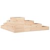 vidaXL Jardinieră de grădină cu 4 niveluri, 106x104,5x36 cm, lemn masiv de pin