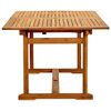vidaXL Set mobilier de grădină, 9 piese, lemn masiv acacia/textilenă