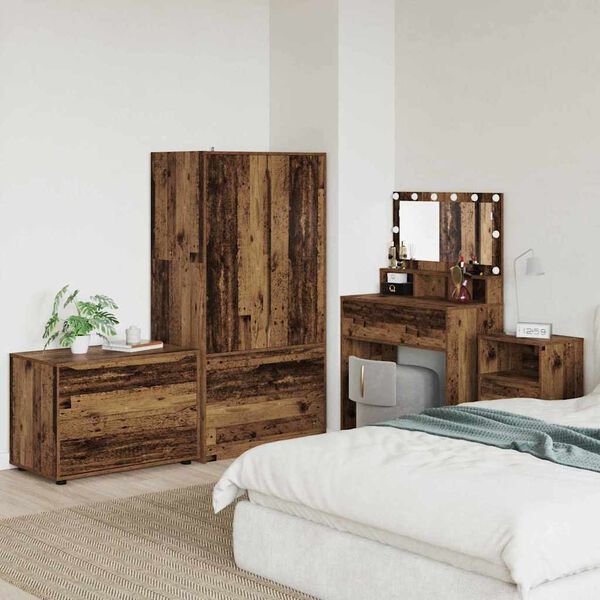 vidaXL Dulap de depozitare Lemn Vechi 80 x 48 x 57 cm Lemn compozit