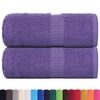 vidaXL Prosoape de baie, FROGN, 2 buc., violet, 30x30 cm, 360 g/m²
