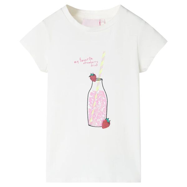 Tricou pentru copii, ecru, 104