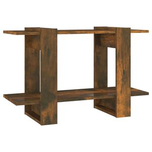 vidaXL Bibliotecă/Separator cameră, stejar fumuriu, 80x30x51 cm