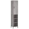 vidaXL Dulap &icirc;nalt, gri sonoma, 34,5x34x180 cm, lemn prelucrat