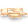 vidaXL Set mobilier de grădină, 5 piese, lemn masiv de pin