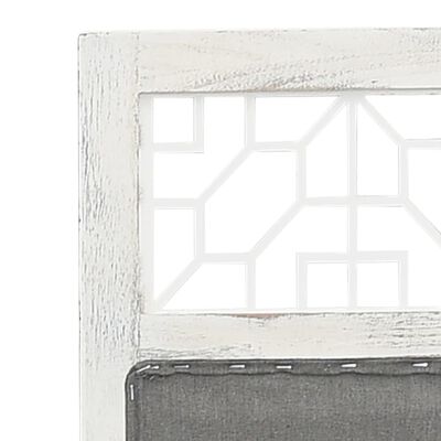 vidaXL Paravan de cameră cu 3 panouri, gri, 105x165 cm, textil