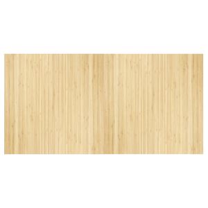 vidaXL Covor dreptunghiular, natural deschis, 100x200 cm, bambus