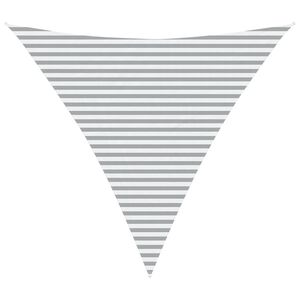 vidaXL P&acirc;nză de umbră Gri deschis și alb. 4,5 x 4,5 x 4,5 m