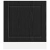 vidaXL Dulap de bucătărie Stejar Negru 60 x 1,5 x 67 cm Lemn compozit