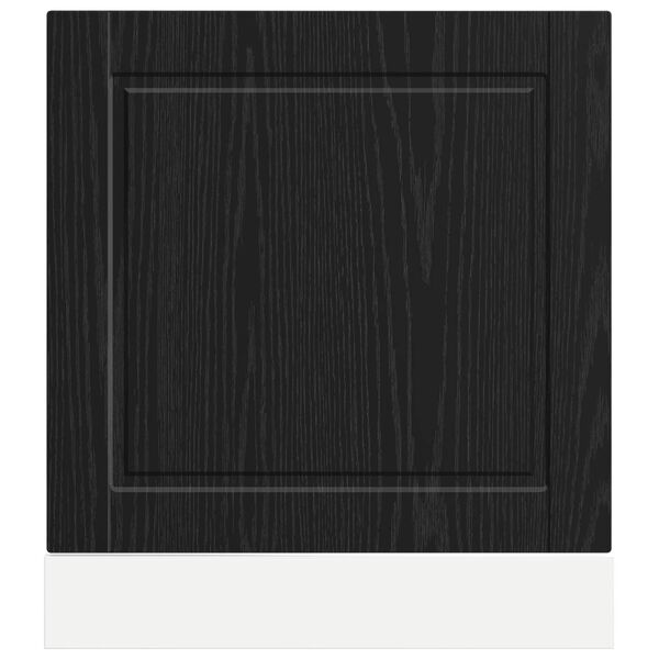 vidaXL Dulap de bucătărie Stejar Negru 60 x 1,5 x 67 cm Lemn compozit