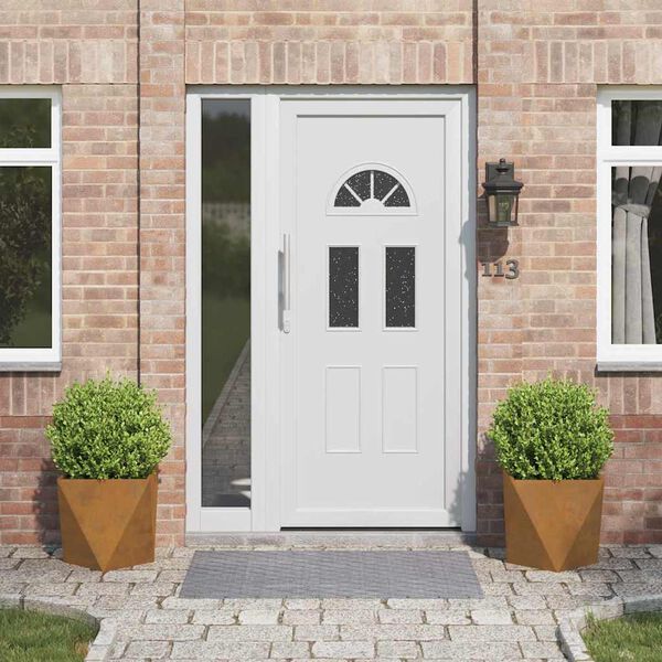 vidaXL Jardinieră 2 pcs Ruginit 40 x 40 x 40 cm