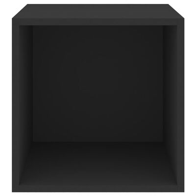 vidaXL Dulap de perete, negru, 37x37x37 cm, PAL
