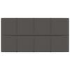 vidaXL Panouri de perete 12 buc. gri &icirc;nchis 60x30 cm textil 2,16 m&sup2;1