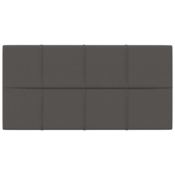 vidaXL Panouri de perete 12 buc. gri &icirc;nchis 60x30 cm textil 2,16 m&sup2;1