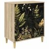 vidaXL Comodă cu sertare RHENEN Desen cu junglă tropicală Sonoma