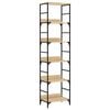 vidaXL Bibliotecă Stejar Sonoma 50x33x188,5 cm Lemn stratificat