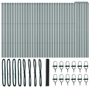 vidaXL St&acirc;lp de gard. Gri