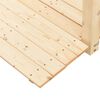 vidaXL Pod de grădină cu balustrade, 150x67x56 cm, lemn masiv de molid