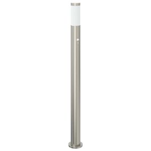 vidaXL St&acirc;lp luminos cu senzor 110 cm oțel inoxidabil IP44