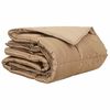 vidaXL Pilotă de vară Auriu 140 x 200 cm Satin și Microfibra