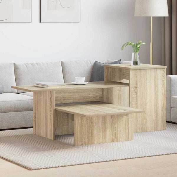 vidaXL Masă de consolă Stejar Sonoma 91,5 x 35 x 38,5 cm Lemn compozit