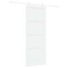 vidaXL Ușă glisantă 83 x 211 cm Lemn prelucrat Alb