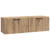 vidaXL Oglindă TV montată pe perete Stejar Artizanal 98 x 31 x 30 cm