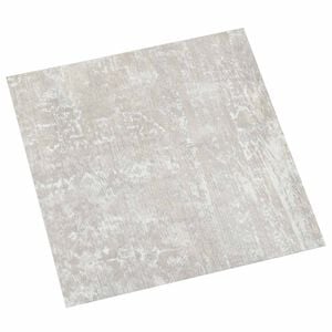 vidaXL Plăci de Pardoseală Alb și lemn 5,11 m&sup2; 55 buc. PVC