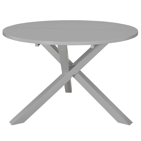 vidaXL Set mobilier de bucătărie, 5 piese, gri, MDF