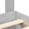 vidaXL Cadru de pat cu sertar Gri din beton 180 x 200 cm Lemn compozit
