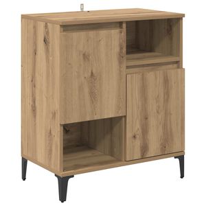 vidaXL Bufet Stejar Artizanal 60 x 35 x 70 cm Lemn prelucrat