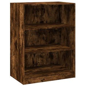 vidaXL Dulap, stejar fumuriu, 77x48x102 cm, lemn prelucrat
