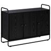 vidaXL Bufet Stejar Negru 102 x 35 x 75 cm Lemn prelucrat