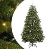 vidaXL Brad de Crăciun artificial cu 300 LED Verde 300 cm PVC și Metal