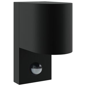 vidaXL Lumină de perete pentru exterior Negru 12 x 7 x 15 cm