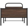 vidaXL Cadru de pat fără saltea stejar maro 90x200 cm Lemn prelucrat