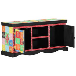 vidaXL Cabinet TV Multicolour 100 x 35 x 50 cm Lemn de mango solid
