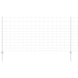 vidaXL Gard cu St&acirc;lp Argintiu 1,2 x 50 m Oțel